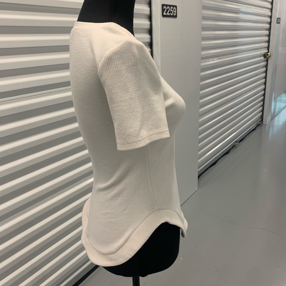 SHEIN Brand Scoop Neck Shirt - Picture 6 of 8